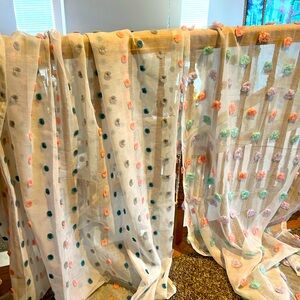 Kids shower and window curtain set